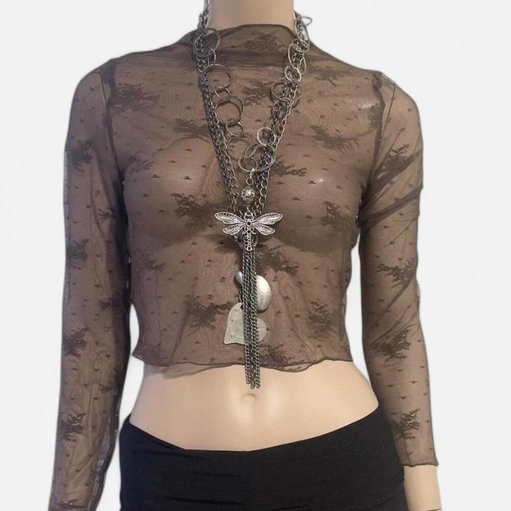 lace blouse size S